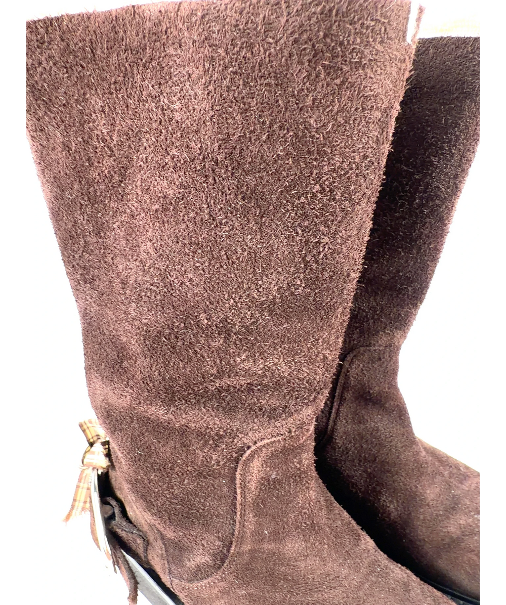 M'ARCHIVE dark brown mid-calf boots, size UK 4 EU 37 👠 — additional view