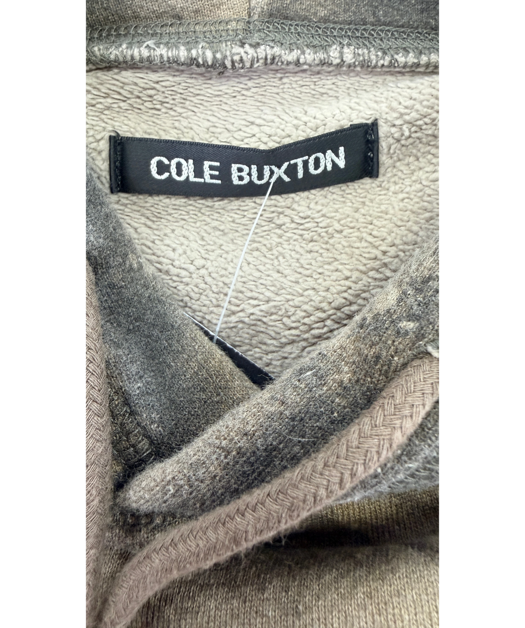 Cole Buxton Green Real Tree Camo Hoodie, size UK S — detail