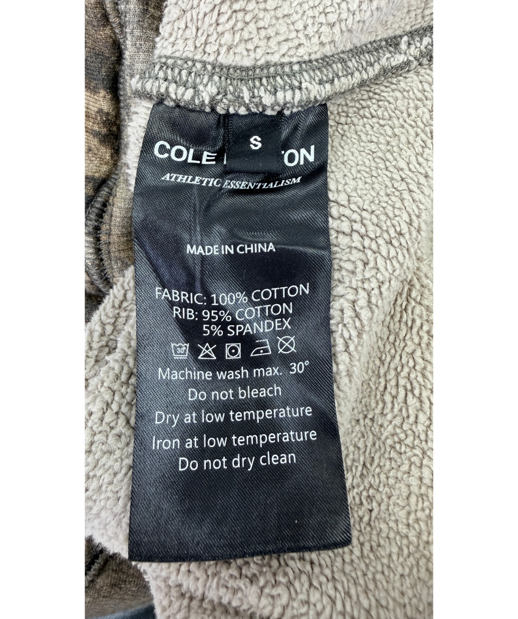 Cole Buxton Green Real Tree Camo Hoodie, size UK S — label