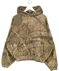 Cole Buxton Green Real Tree Camo Hoodie, size UK S — front