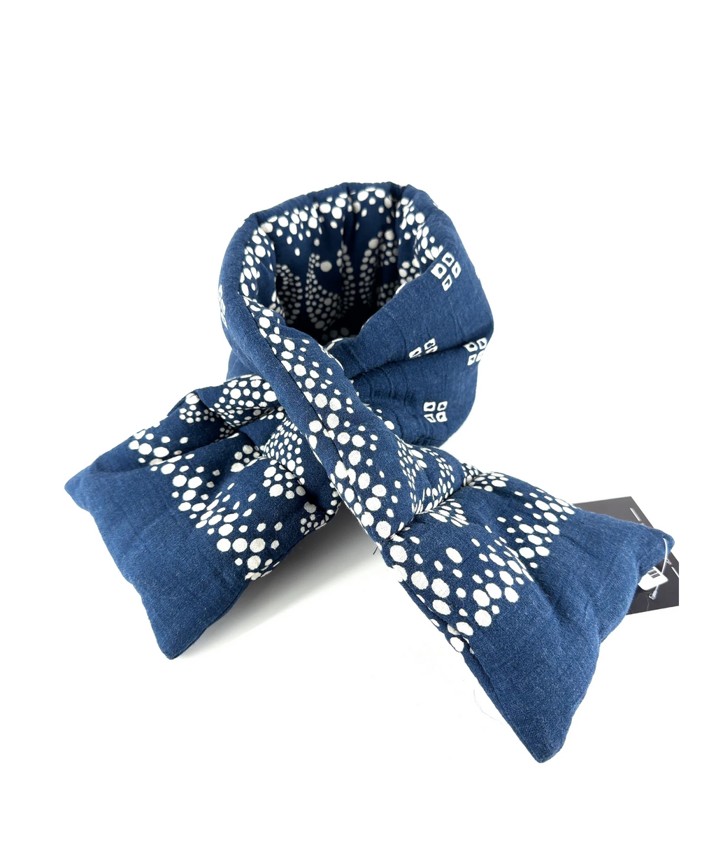 Kapital Blue Bandana Kesa Scarf — label