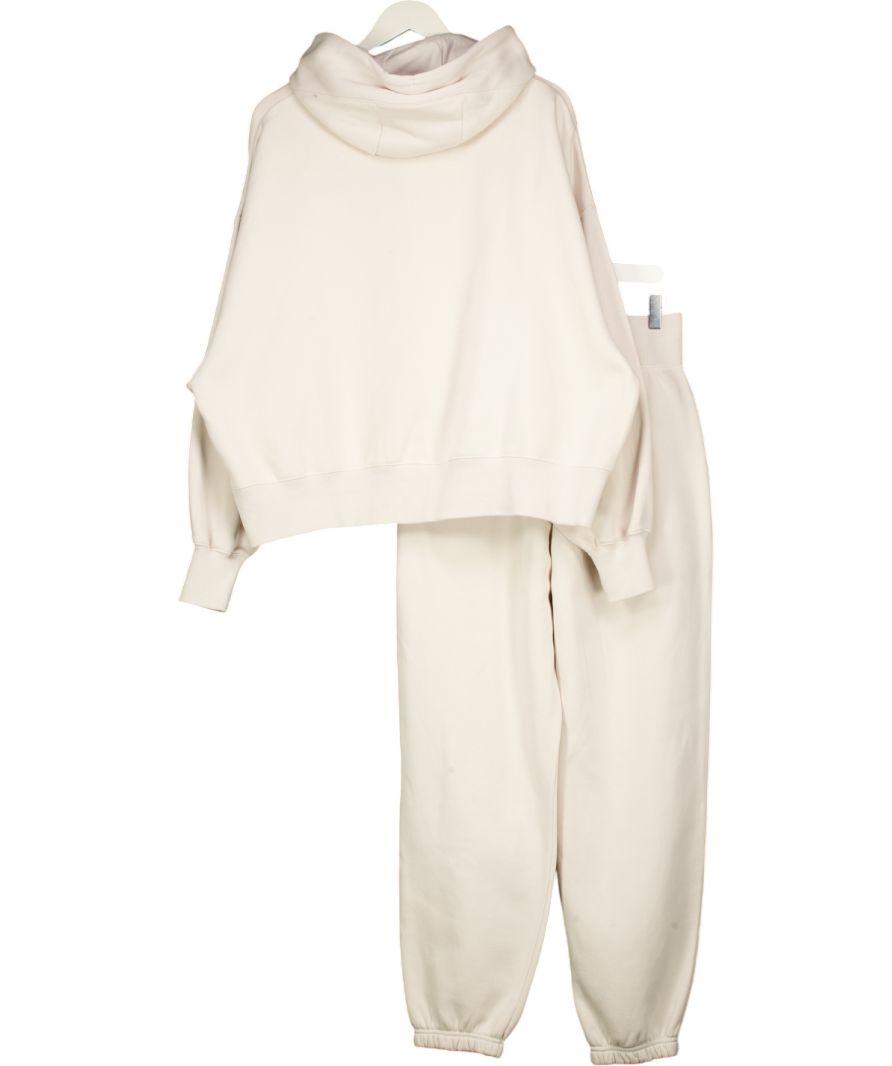 Nike 2-piece Cream Oversized Phoenix Fleece Pullover Hoodie And Jogger Set UK S