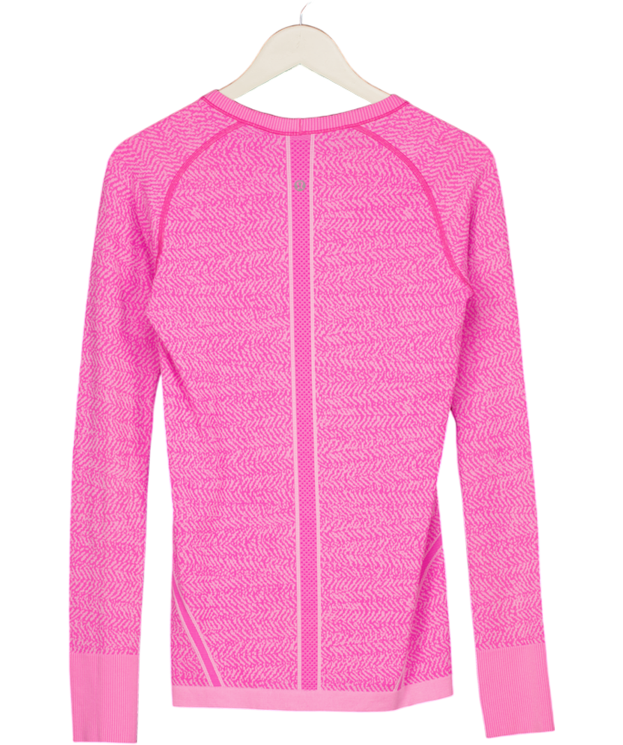 M&S Pink Long Sleeve Running Top UK M