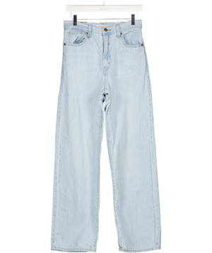 LEVI'S Light Blue High Waisted Straight Leg Jeans W27