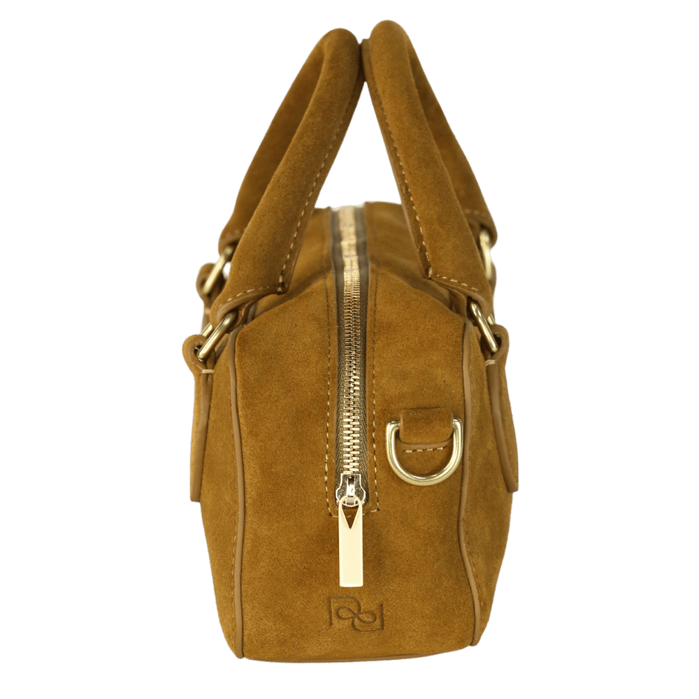 Reformation Brown Tan Suede Patrizia Crossbody Bag