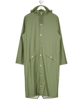 RAINS Khaki Green Long Rain Coat UK XS/S