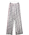 STAND STUDIO Grey Faux Suede Snakeskin Trousers UK 10