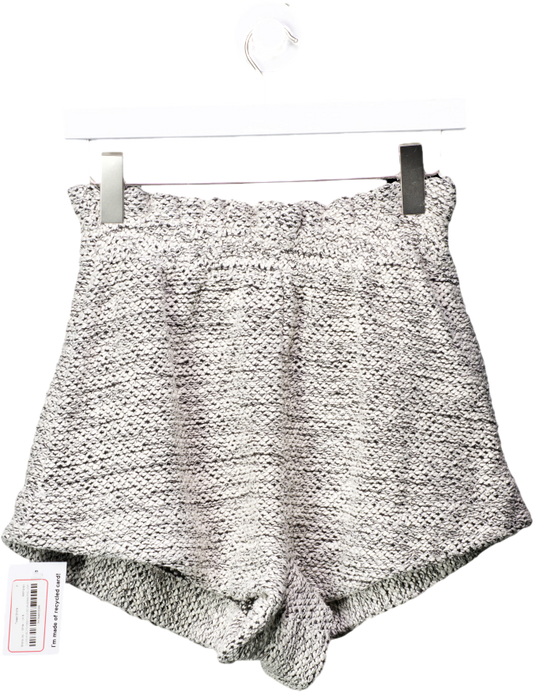 Shona Joy White Tweed Shorts UK 8