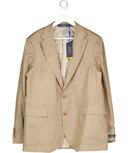 Polo Ralph Lauren Green Modern Fit Herringbone Blazer Green/beige UK 42" CHEST