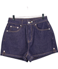 VRG GRL Blue Rhea Denim Shorts Indigo UK 8