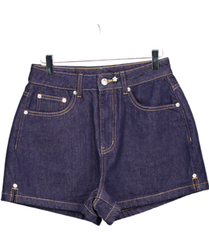 VRG GRL Blue Rhea Denim Shorts Indigo UK 8
