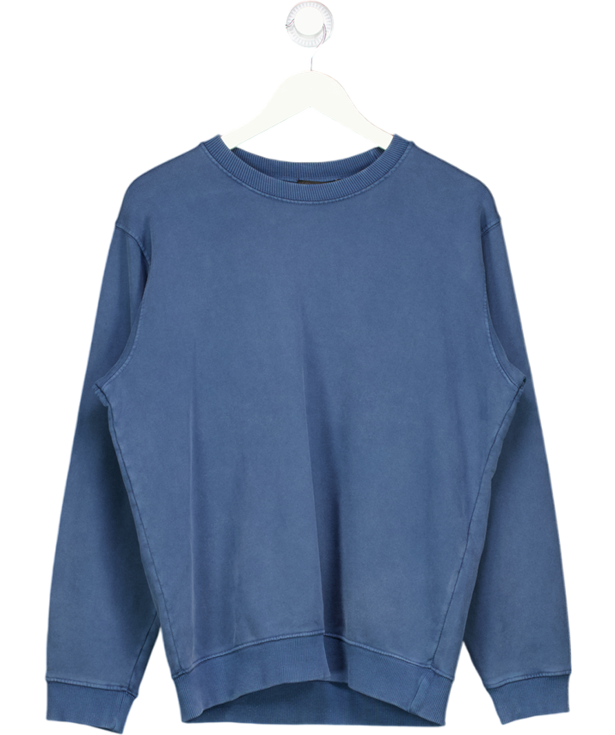 ZARA Blue Crew Neck Sweatshirt UK S