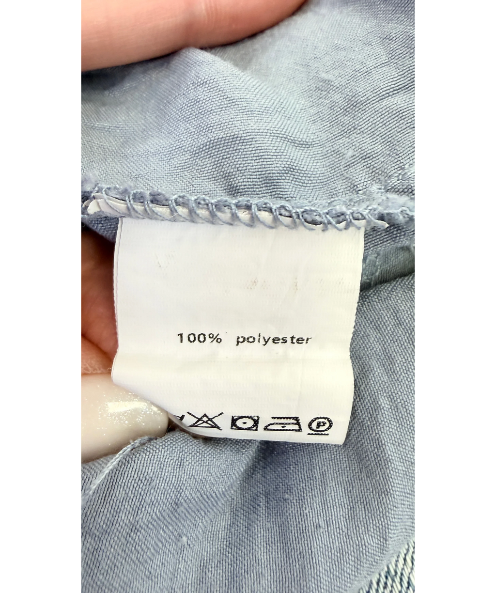 INCERUN Blue Drape Side Trousers Blue, size UK L — label