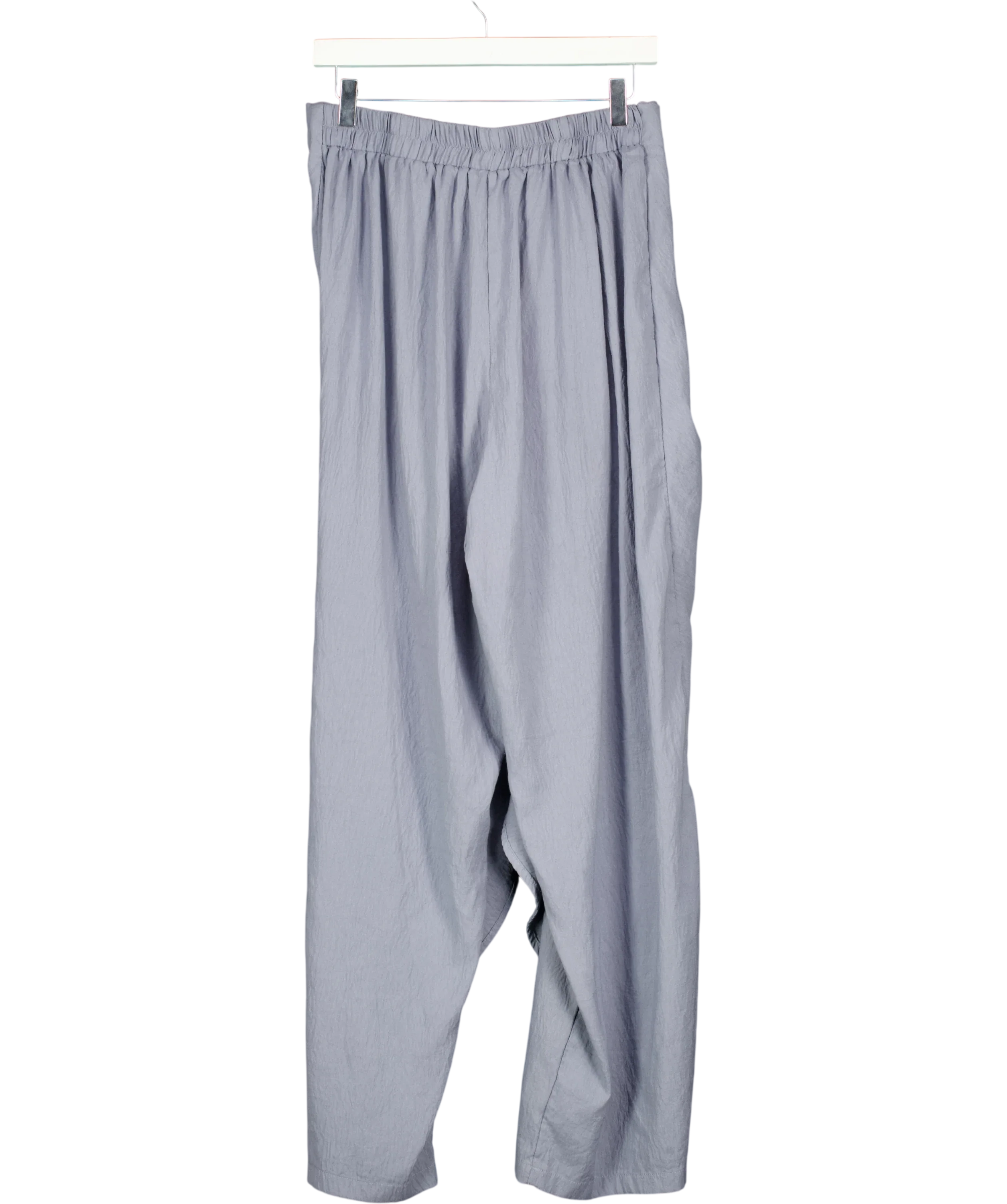 INCERUN Blue Drape Side Trousers Blue, size UK L — back