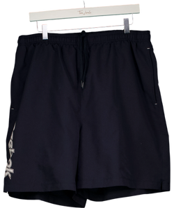 REEBOK Blue Woven Shorts UK XL — Front
