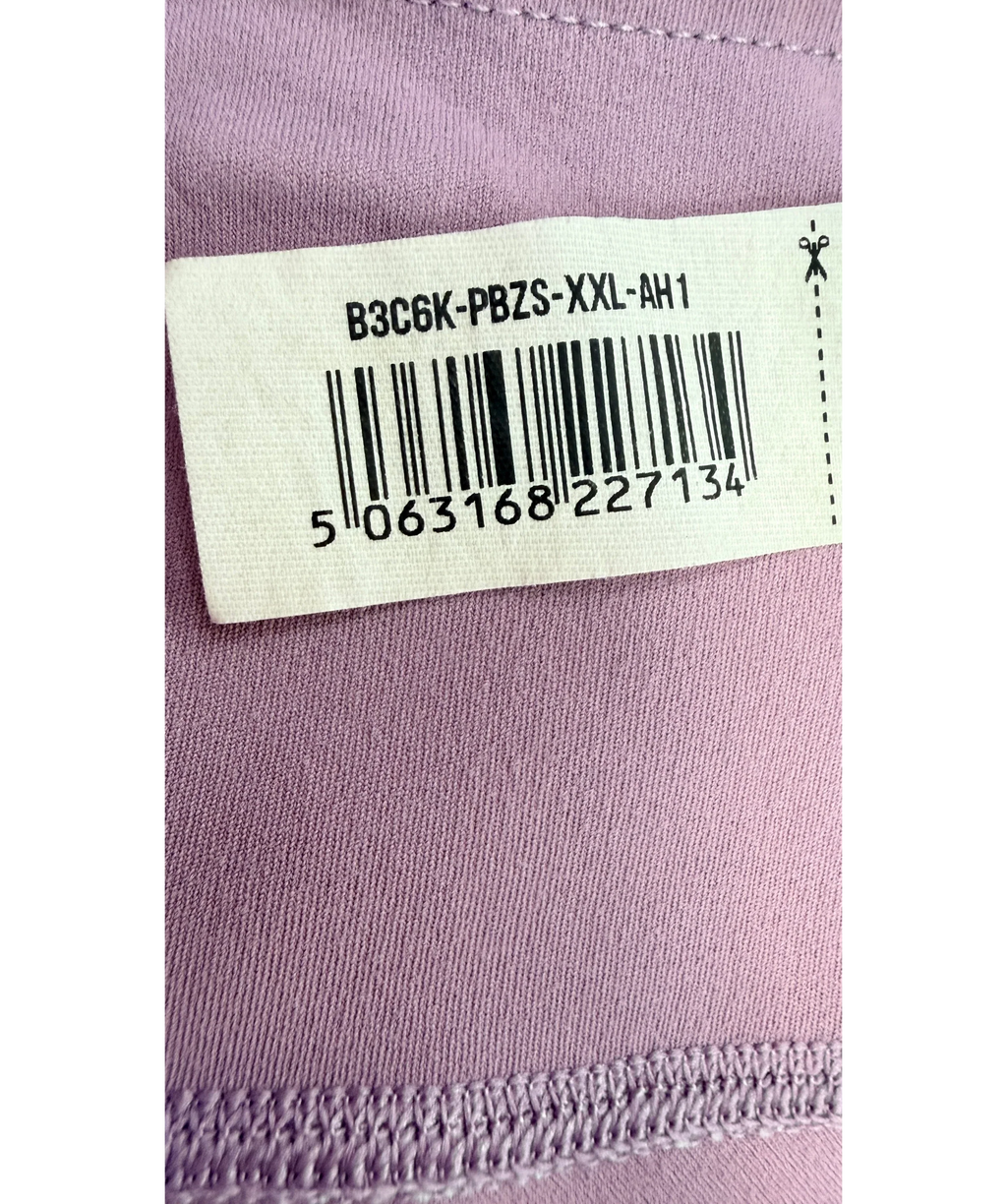GYMSHARK Purple Regular High-Rise Gym Leggings Soft Purple, size UK XXL — label