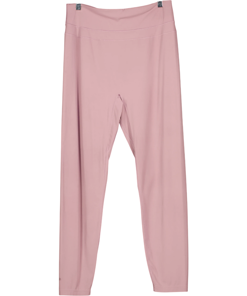 GYMSHARK Purple Regular High-Rise Gym Leggings Soft Purple, size UK XXL — front