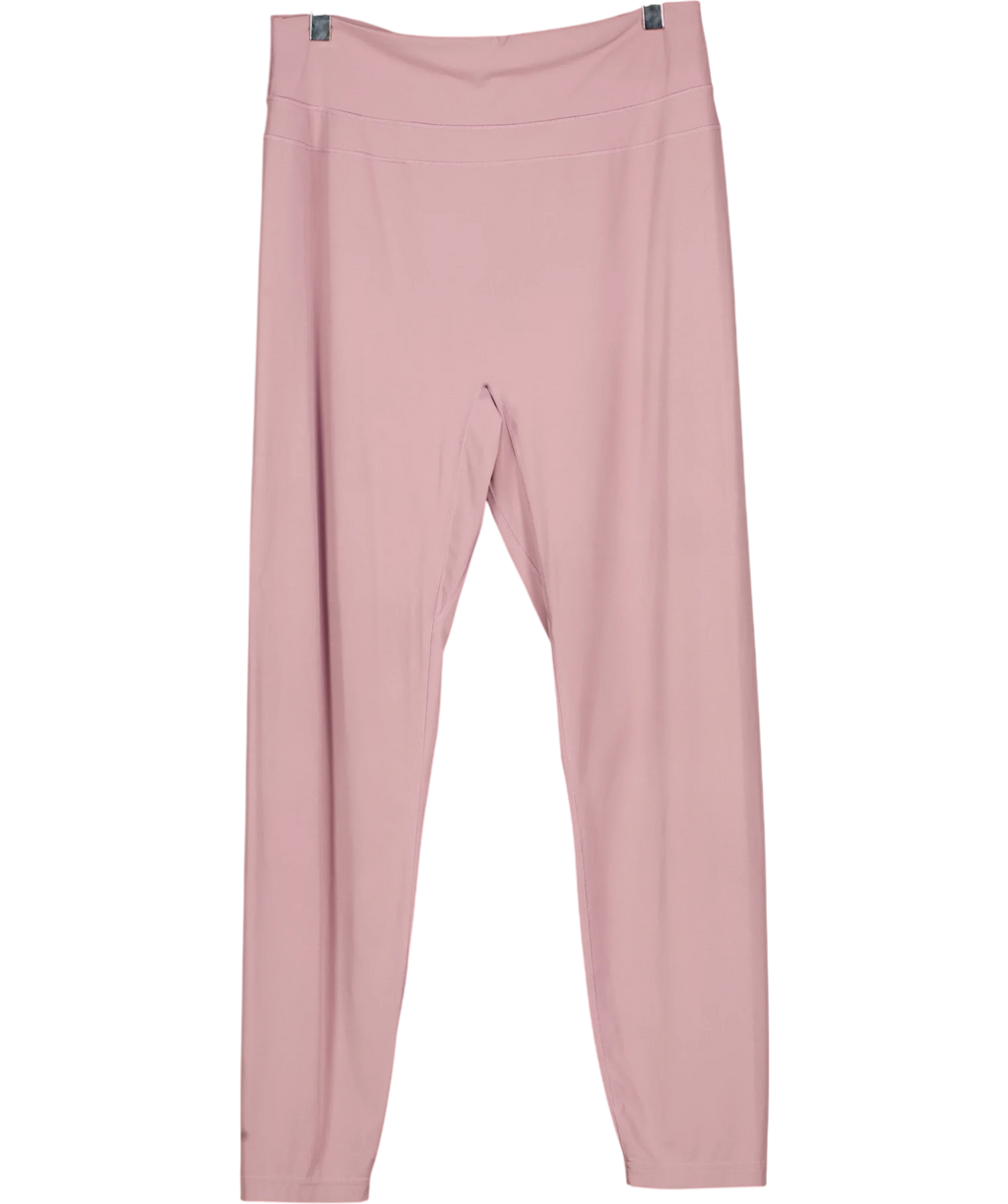 GYMSHARK Purple Regular High-Rise Gym Leggings Soft Purple, size UK XXL — front