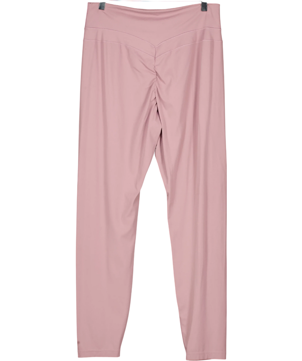 GYMSHARK Purple Regular High-Rise Gym Leggings Soft Purple, size UK XXL — back