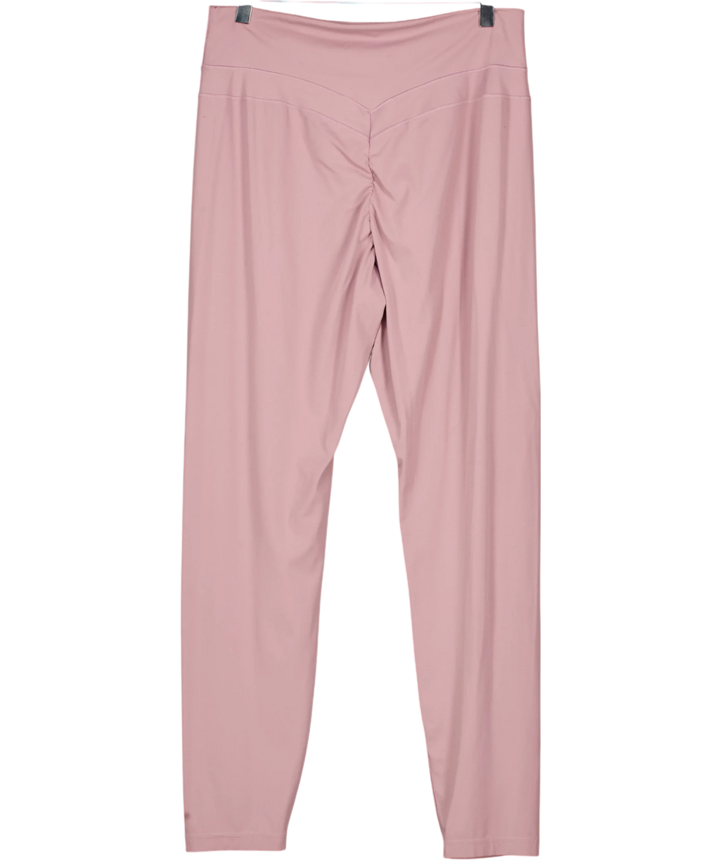 GYMSHARK Purple Regular High-Rise Gym Leggings Soft Purple, size UK XXL — back