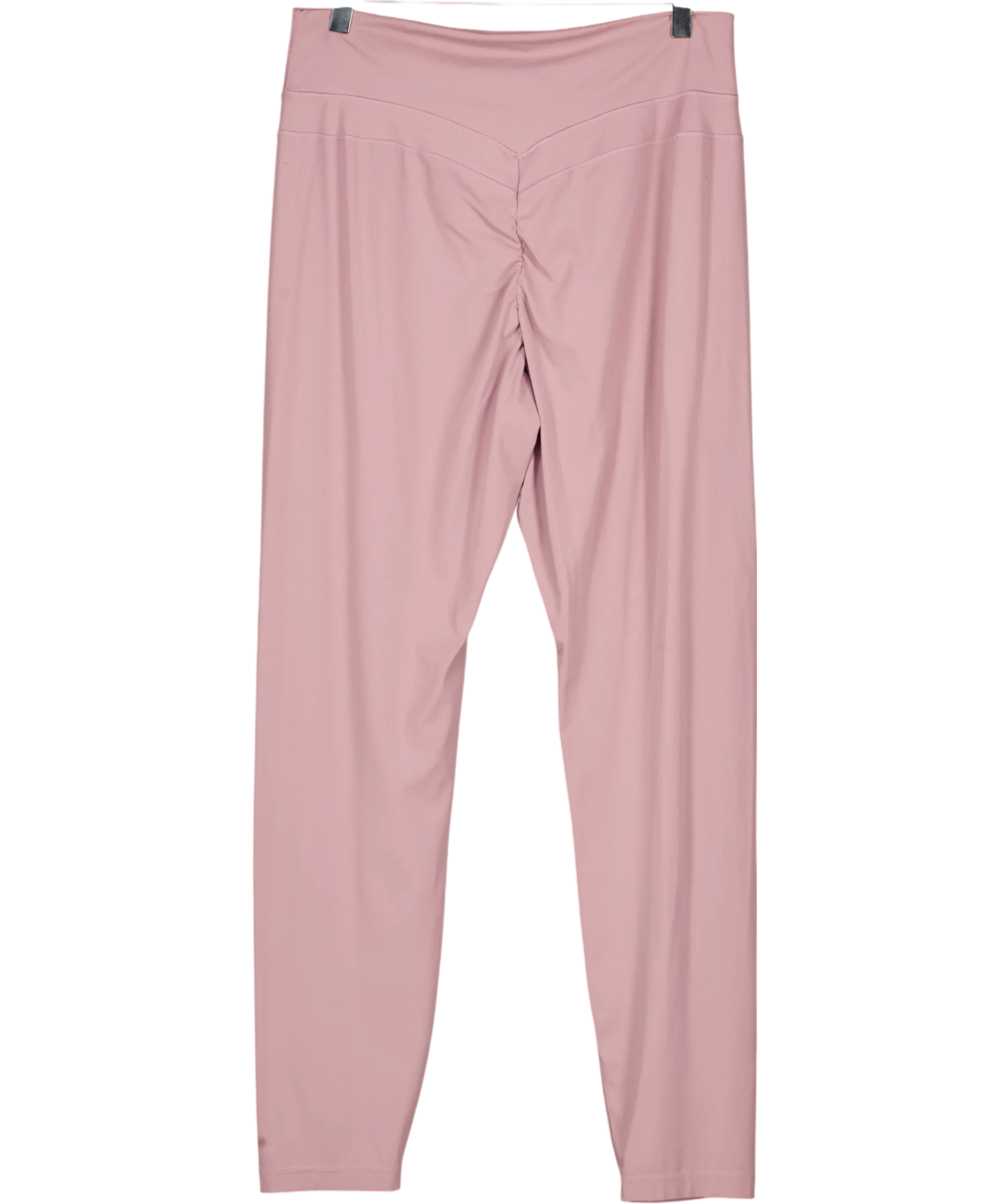 GYMSHARK Purple Regular High-Rise Gym Leggings Soft Purple, size UK XXL — back