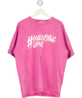 Pink Collecting Gains Tee UK XL — Front