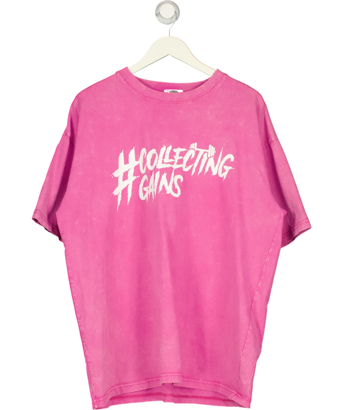Pink Collecting Gains Tee UK XL