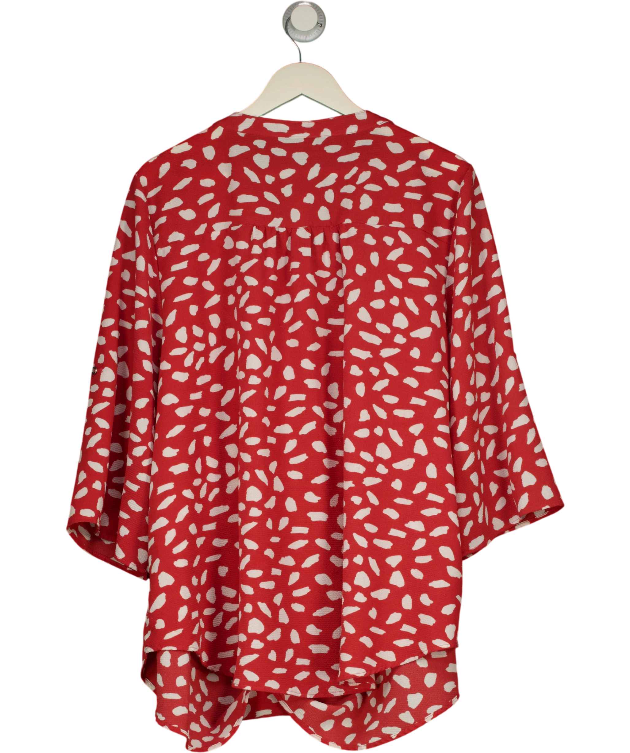 Evans Red Casual Summer Top UK 22 — Back