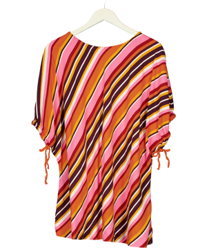 Jd Williams Multicoloured Puff Sleeve Top UK XL