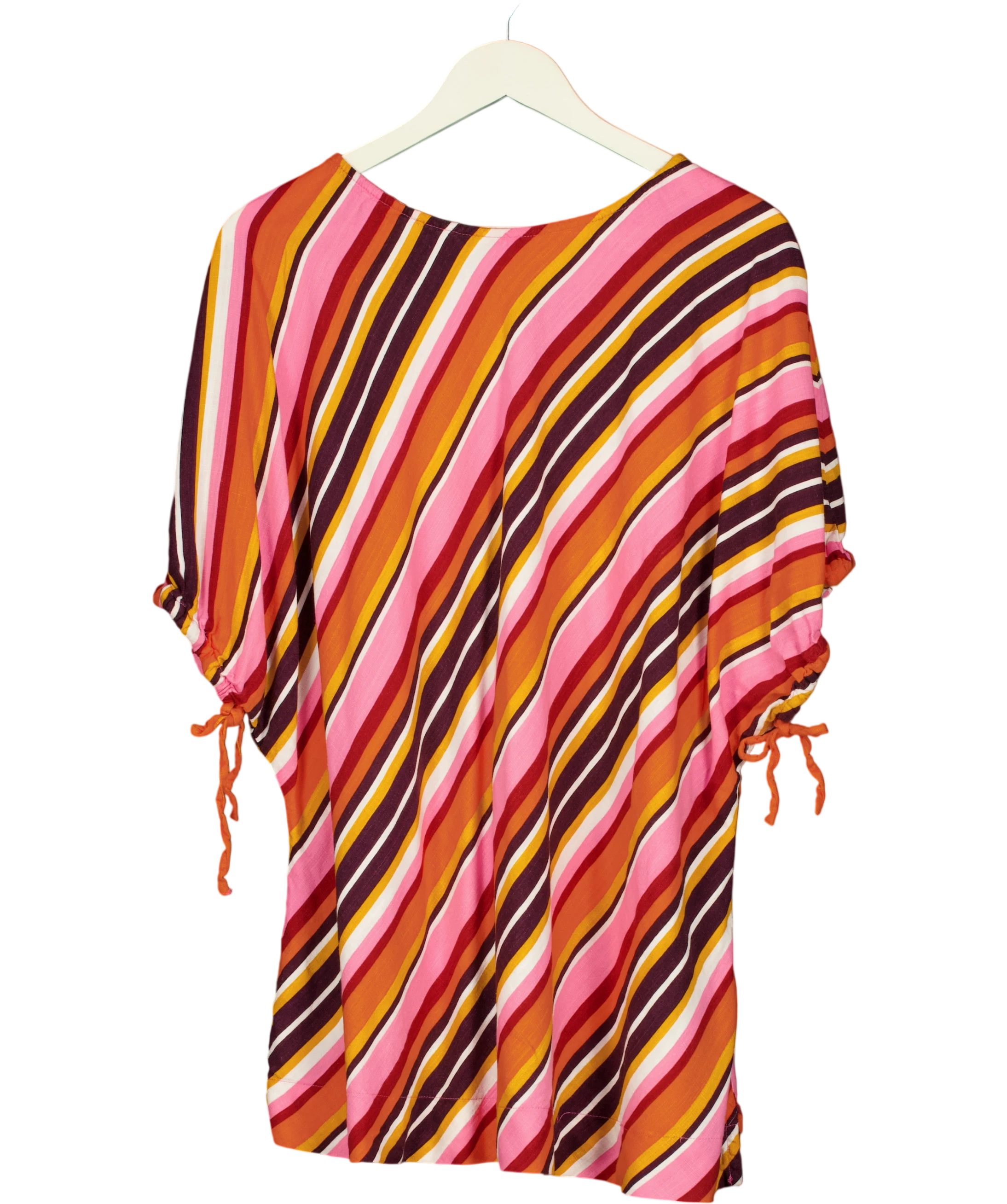 Jd Williams Multicoloured Puff Sleeve Top UK XL — Front