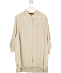 Yours Beige Long Sleeve Blouse UK XL — Front