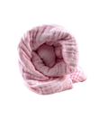 The Fleece Company Pink Gauze Crinkled Blanket