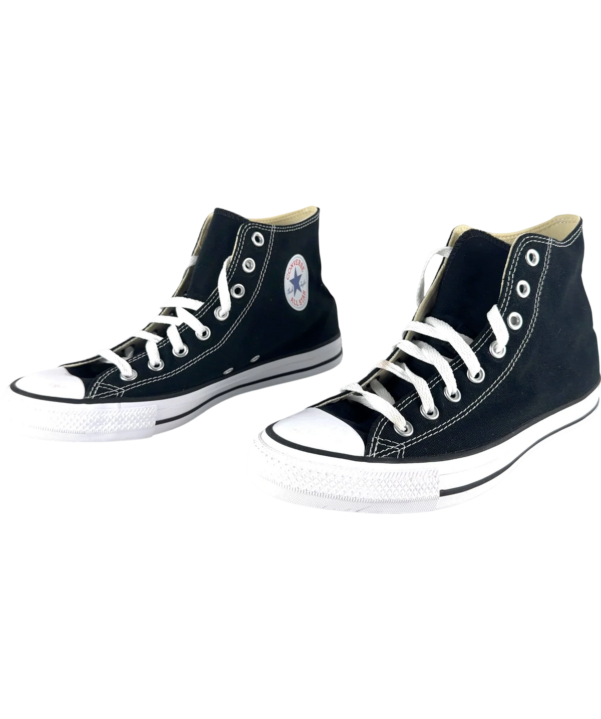 Converse Black Chuck Taylor All Star High Top Trainers UK 8.5 EU 41.5 — Side (both)