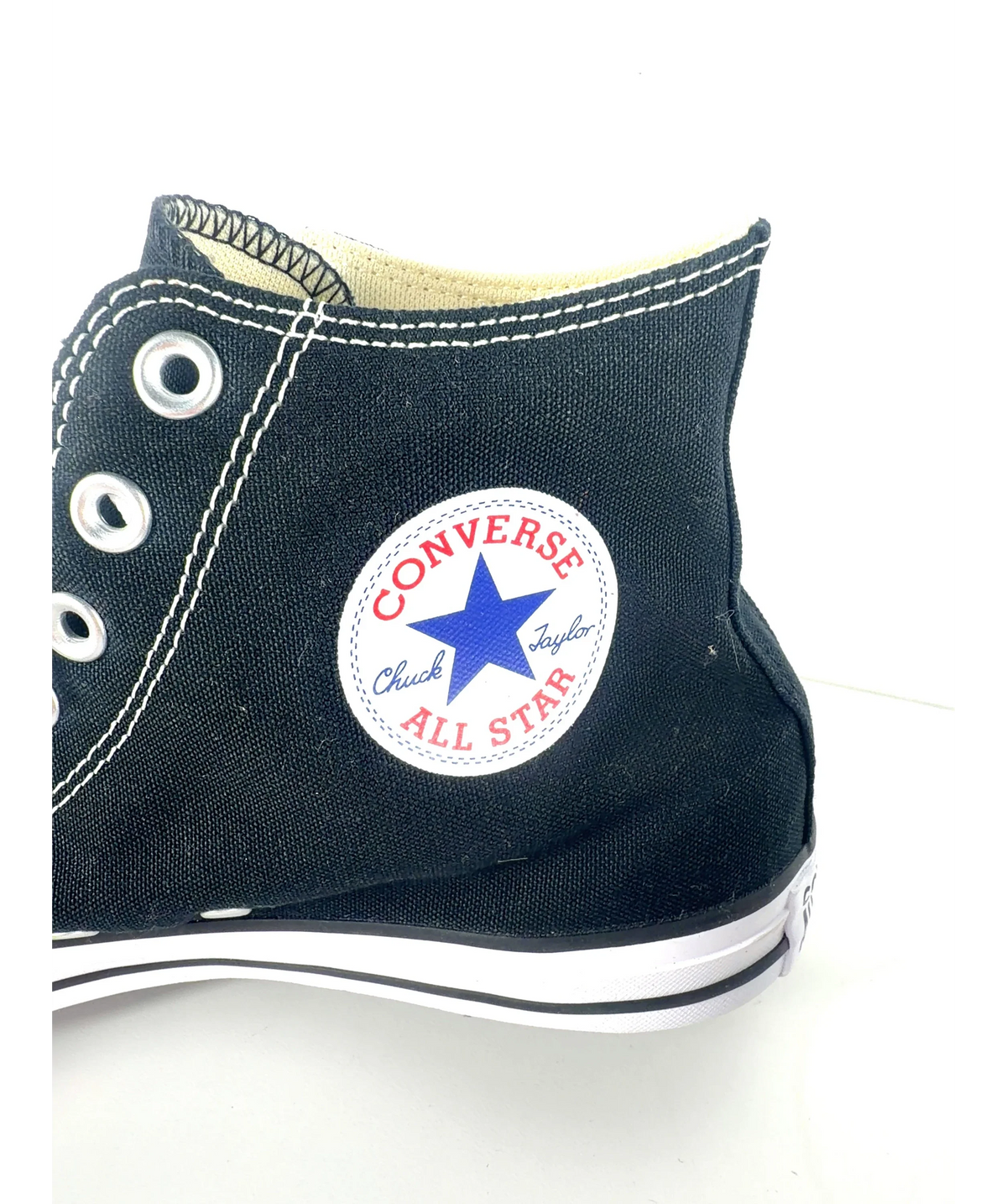Converse Black Chuck Taylor All Star High Top Trainers UK 8.5 EU 41.5 — Brand
