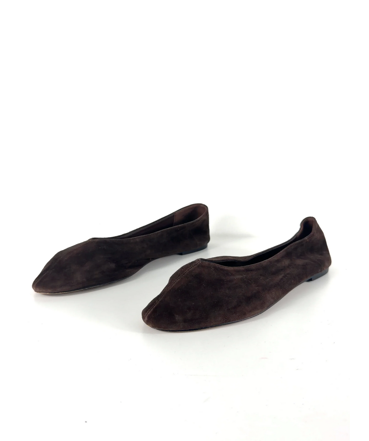 ASOS Brown Landmark Suede High-vamp Ballets UK 9 EU 42 — Brand