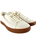 KIZIK Cream QC Irvine Hands-Free Canvas Trainers Pristine Gum, size UK 9 EU 42 👠 — front