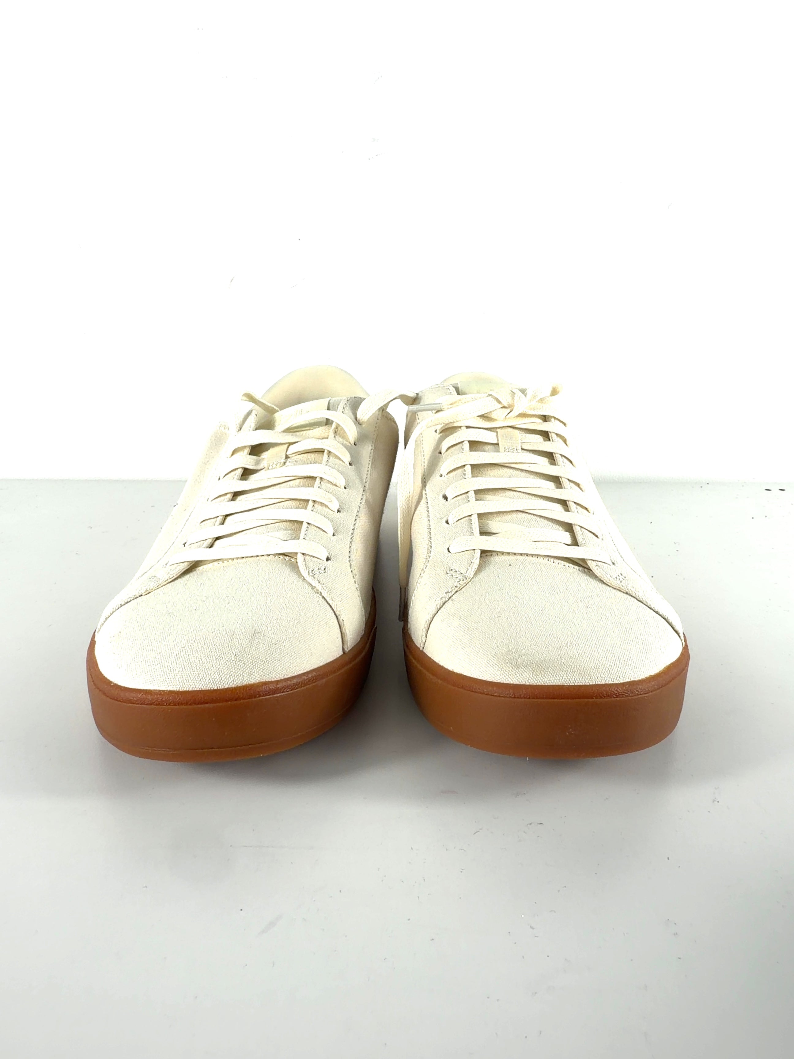 KIZIK Cream QC Irvine Hands-Free Canvas Trainers Pristine Gum, size UK 9 EU 42 👠 — detail