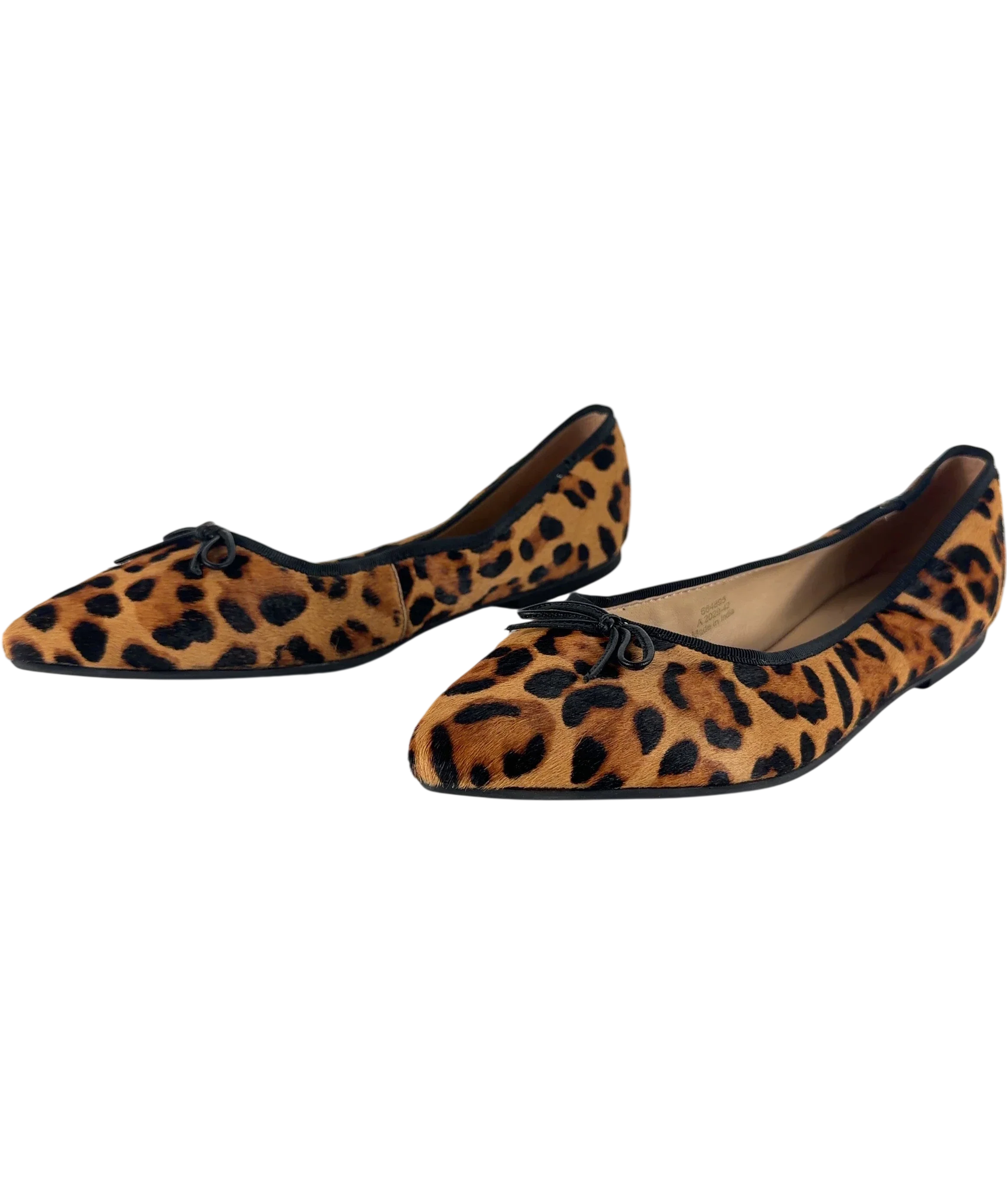 Boden Brown Point Flexi Sole Flats Classic Leopard UK 9 EU 42 — Side (both)