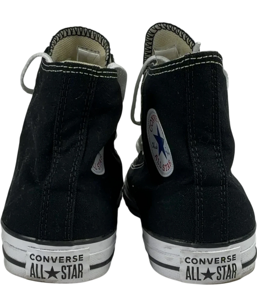 Converse Black Chuck Taylor All Star  High Top Trainers, size UK 8 EU 41 👠 — back