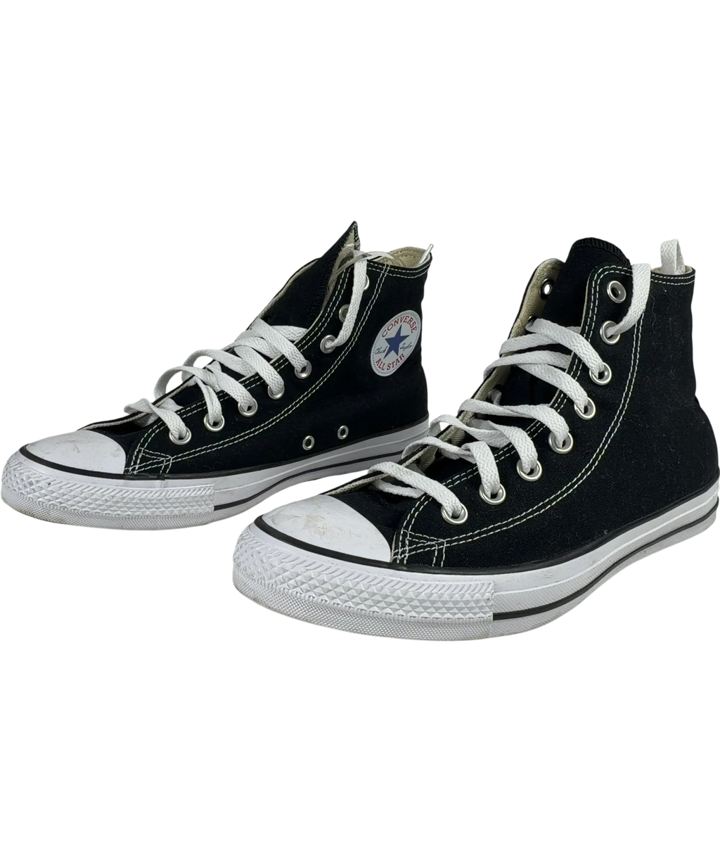 Converse Black Chuck Taylor All Star High Top Trainers UK 8 EU 41 — Side (both)