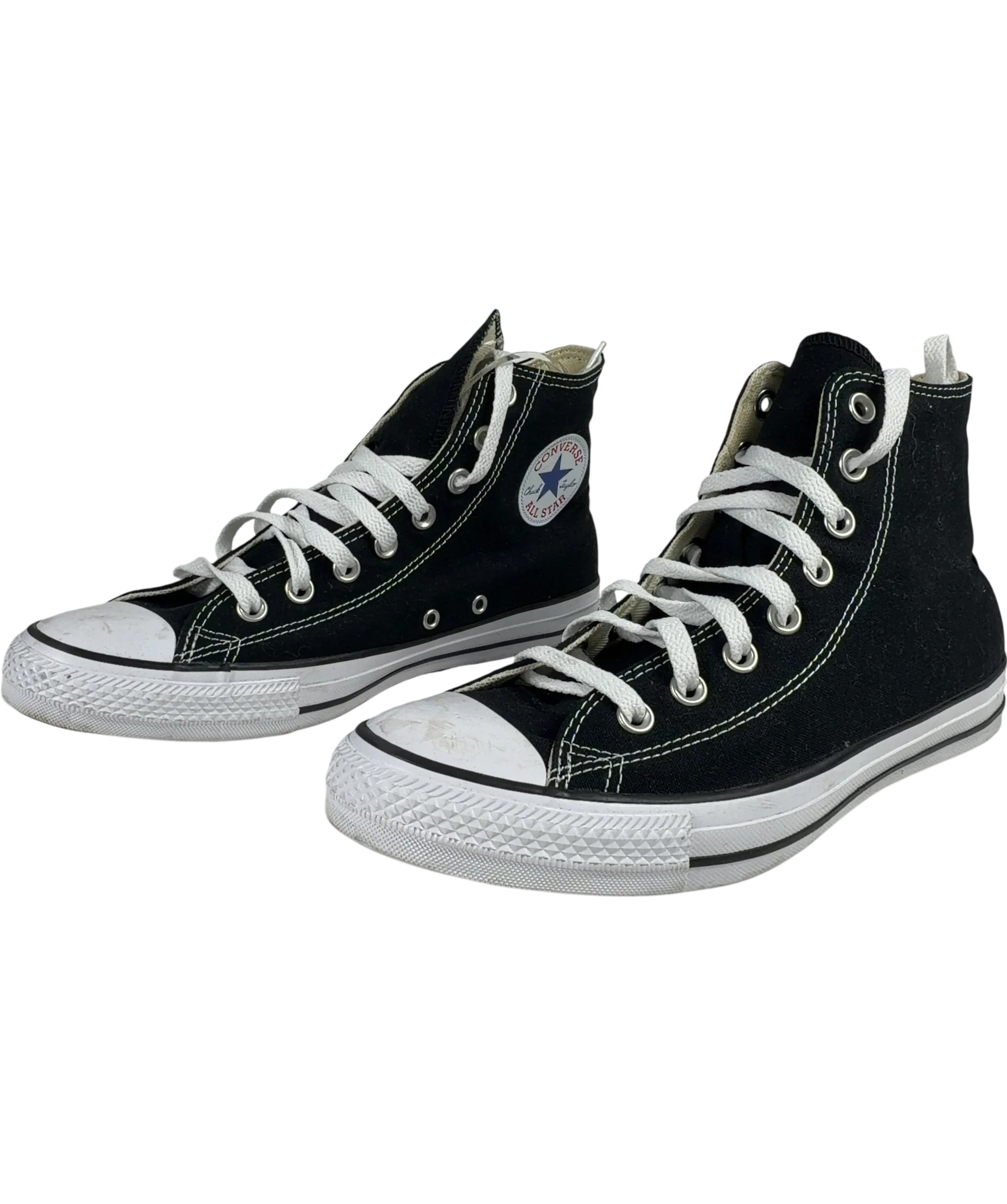 Converse Black Chuck Taylor All Star High Top Trainers UK 8 EU 41 — Side (both)