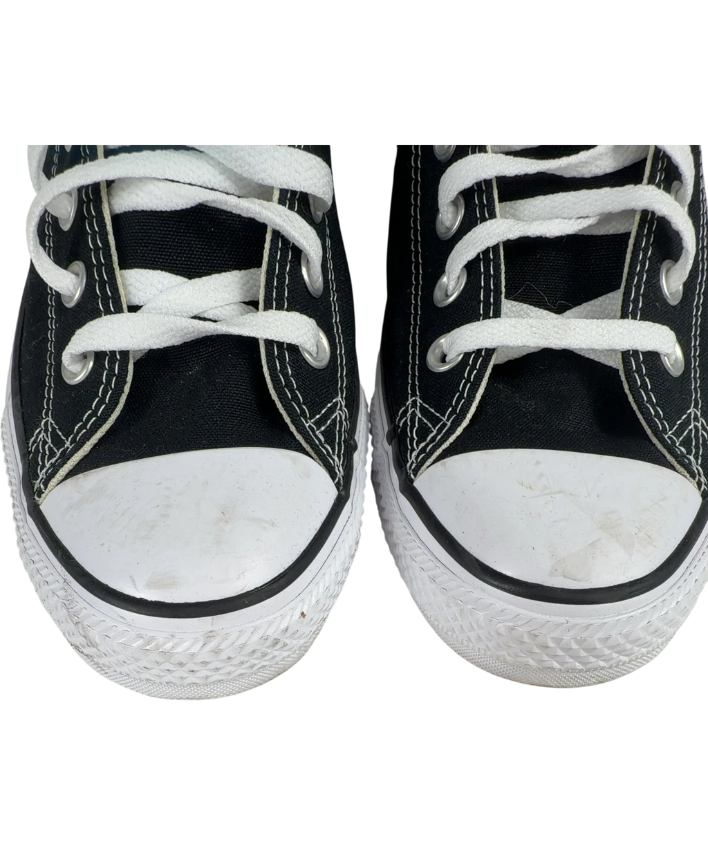 Converse Black Chuck Taylor All Star High Top Trainers UK 8 EU 41 — Extra shot