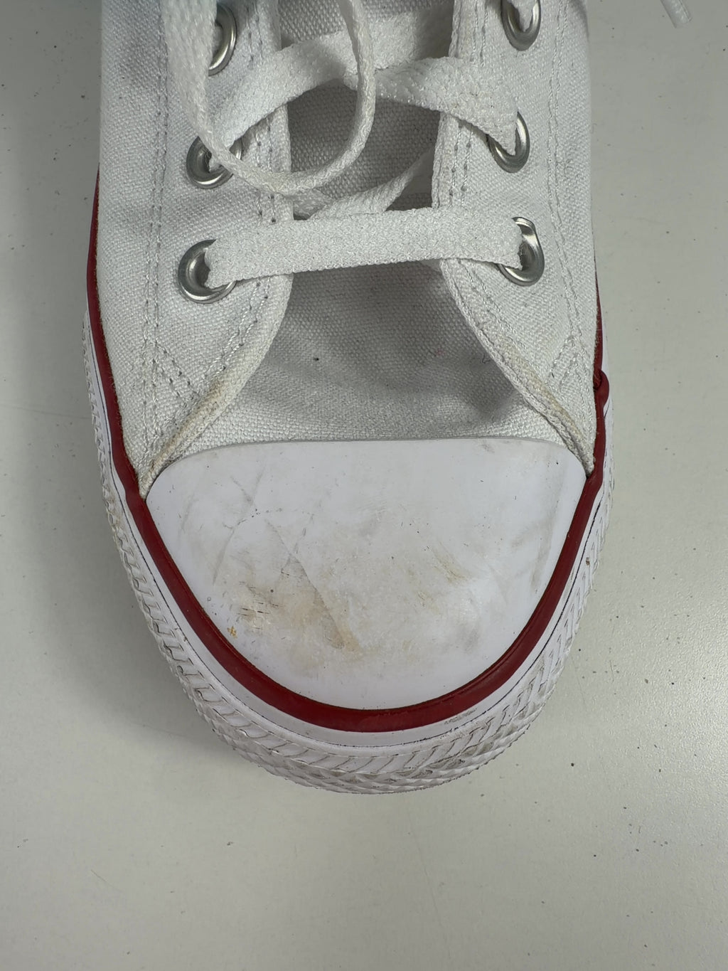 Converse White Chuck Taylor All Star White High Top Trainers, size UK 9 EU 43 👞 — additional view