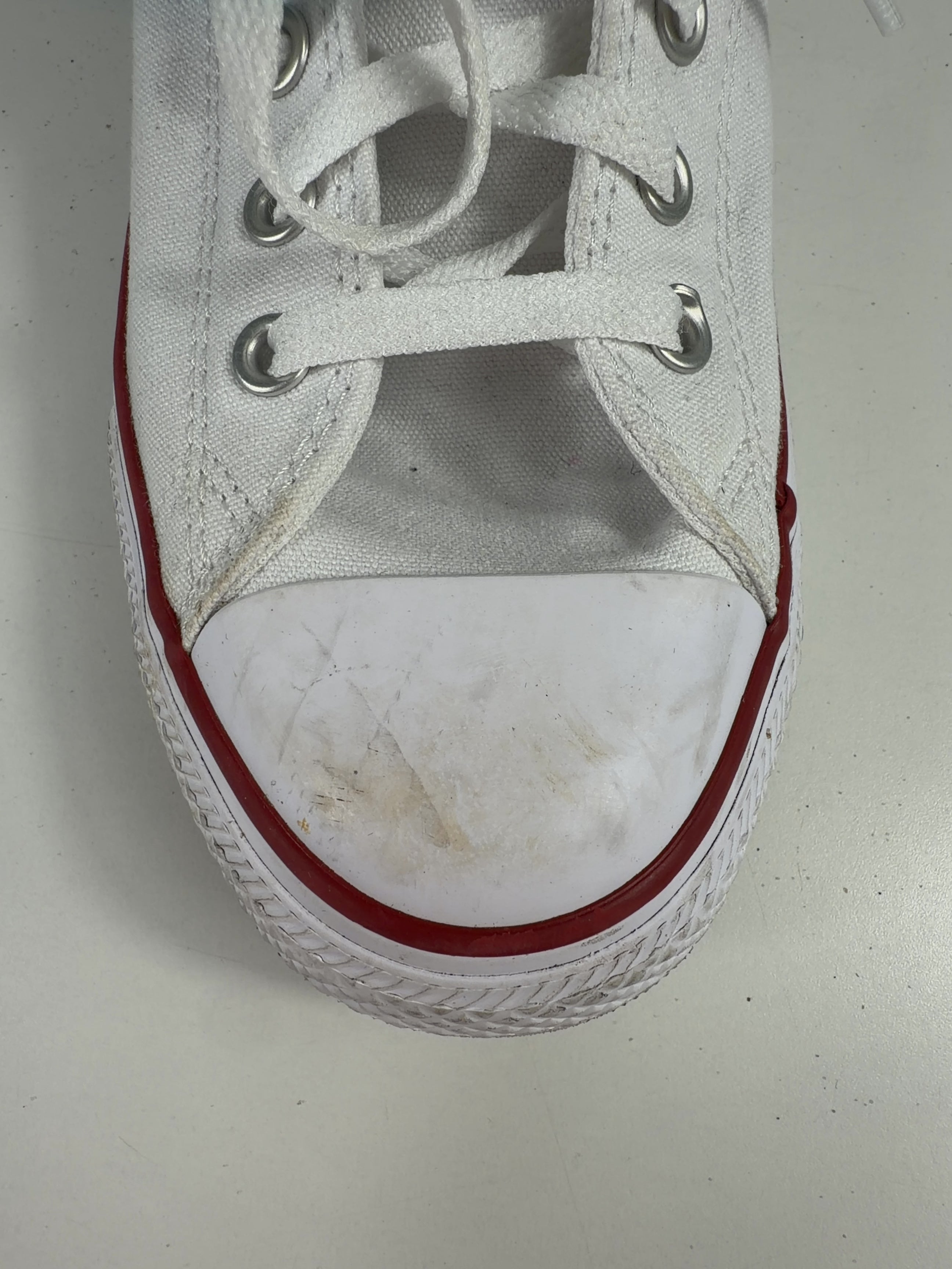 Converse White Chuck Taylor All Star White High Top Trainers, size UK 9 EU 43 👞 — additional view