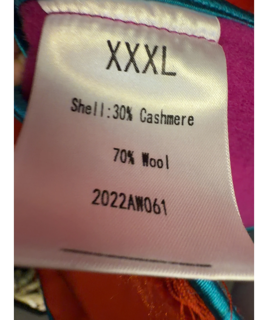 Beatrice von Tschow Multicoloured Space Coat, size UK XXXL — label