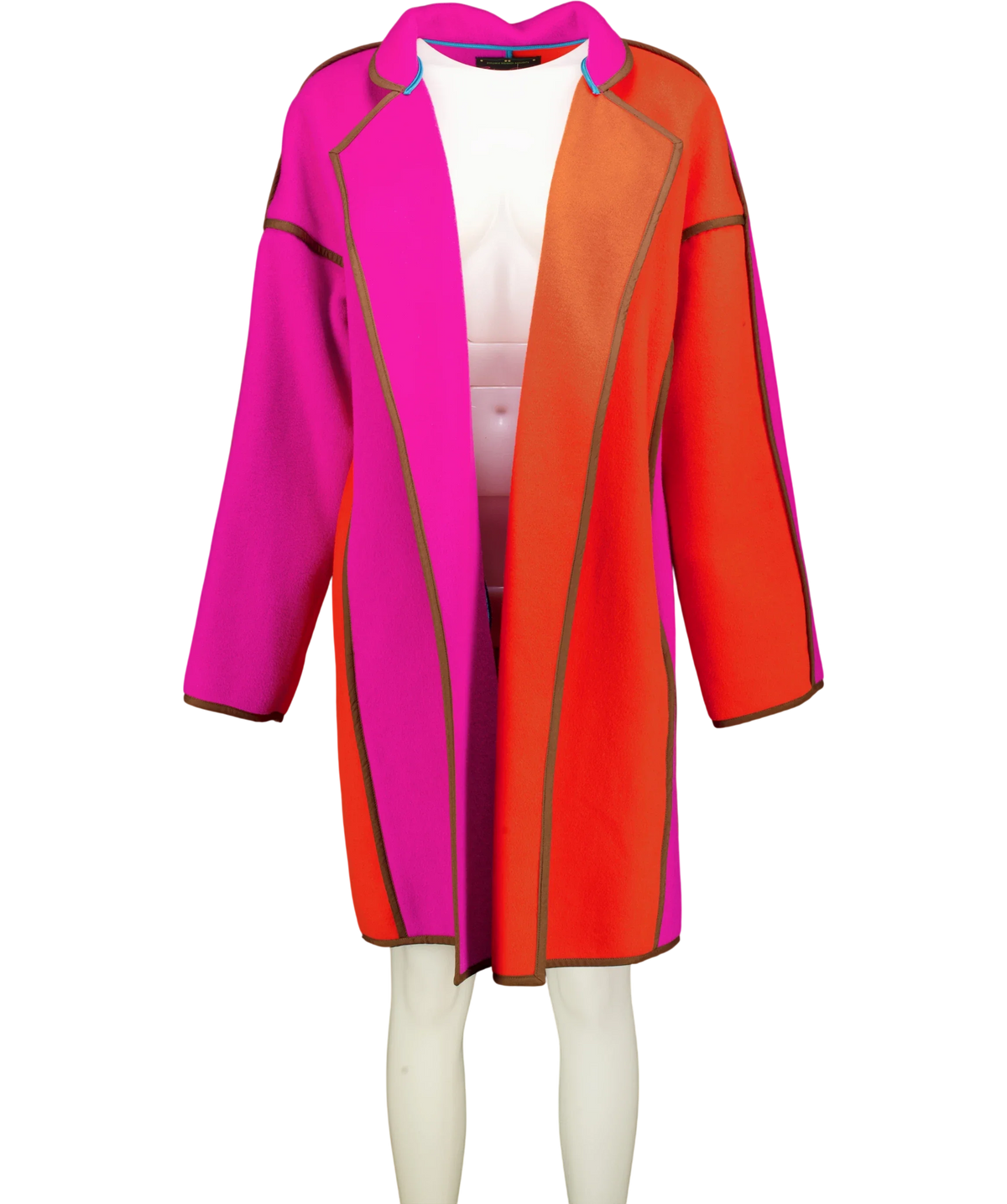 Beatrice von Tschow Multicoloured Space Coat, size UK XXXL — front