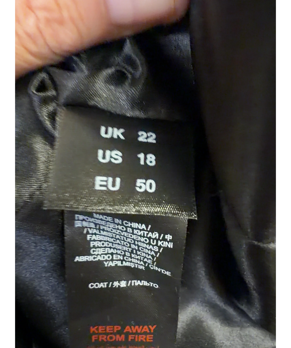 Jd Williams Brown Colour, size UK 22 — care label