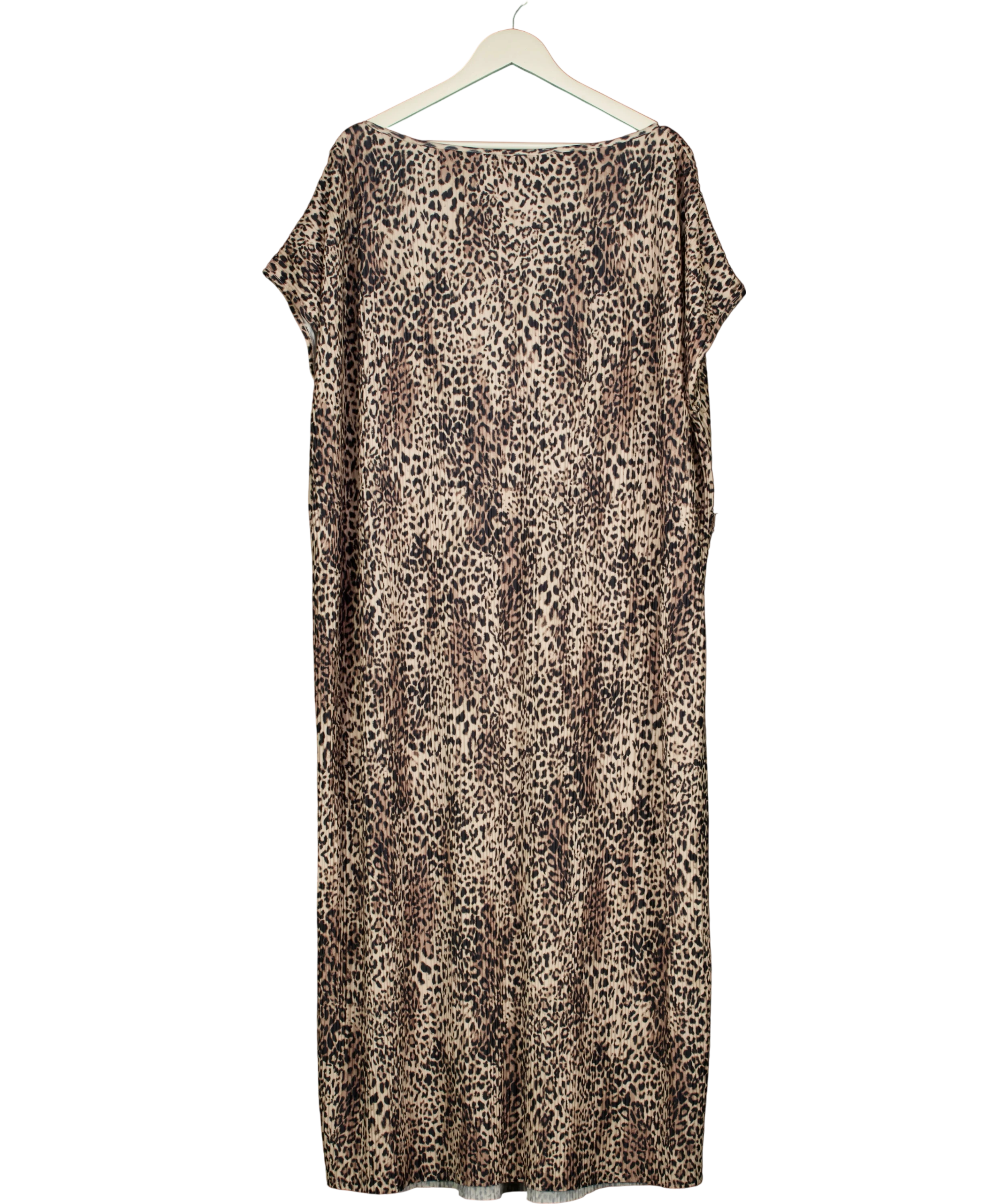 F&F Black Leopard Dress UK 22 — Back