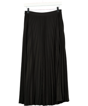 KAREN MILLEN Black Sunray Pleated Skirt UK 8