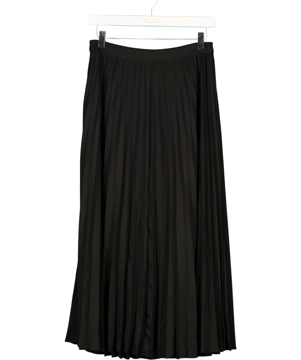 KAREN MILLEN Black Sunray Pleated Skirt UK 8